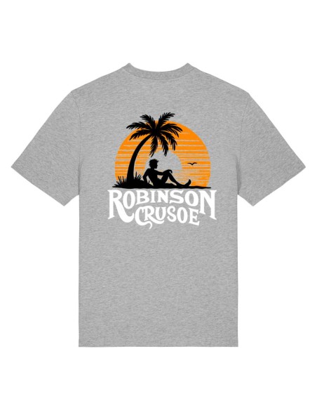 Camiseta hombre algodón orgánico Readers Club Robinson Crusoe