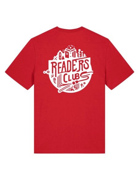 camiseta hombre algodón orgánico Readers Clun Reader in the city