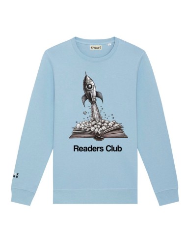Sudadera hombre algodón orgánico Readers Club -Beyond the pages