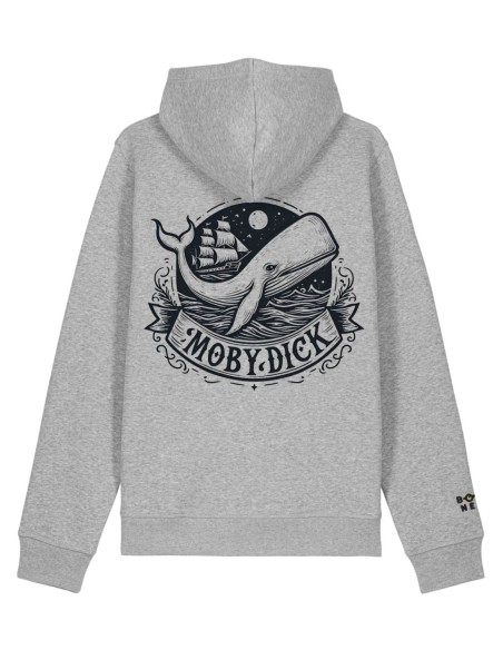 Sudadera hombre algodón orgánico Readers Club-Moby Dick