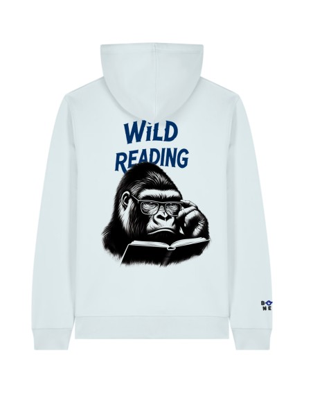 Sudadera algodón orgánica hombre Readers Club- Wild Reading