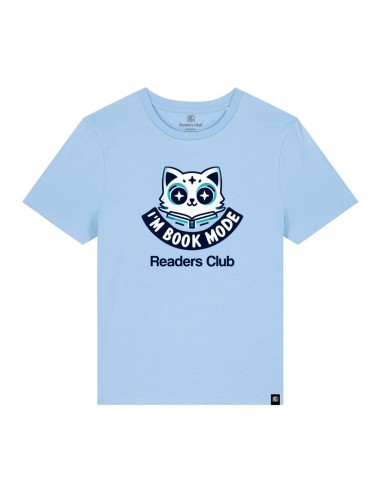 Camiseta mujer algodón orgánico Readers Club- Kitten Reader