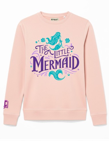 Sudadera mujer algodón orgánico Readers Club-The Little Mermaid