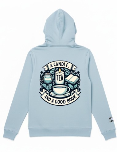 Sudadera mujer algodón orgánico Readers Club-Relax moment