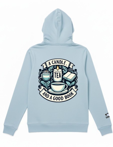 Sudadera mujer algodón orgánico Readers Club-Relax moment