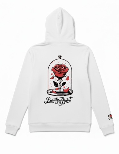 Sudadera mujer algodón orgánico Readers Club-Beauty and The Beast