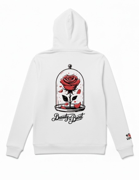 Sudadera mujer algodón orgánico Readers Club-Beauty and The Beast