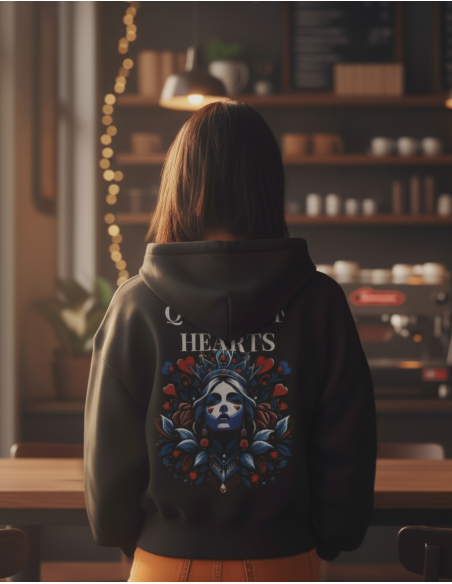 Sudadera Queen of Hearts | Estilo y fantasía con carácter