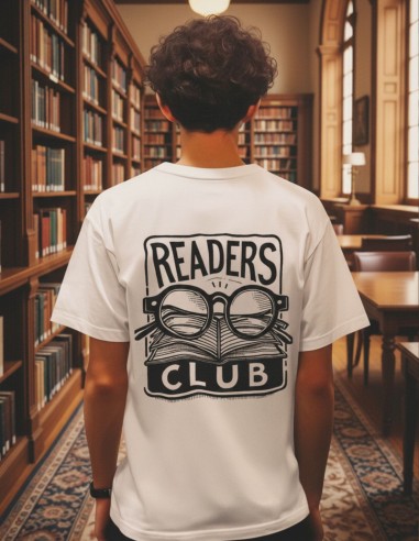 Camiseta algodón orgánico  hombre Readers Club Quevedo´s mind