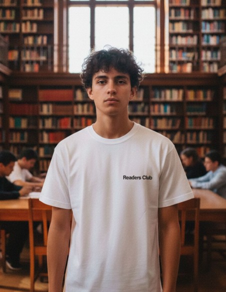 Camiseta algodón orgánico  hombre Readers Club Quevedo´s mind