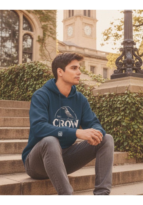 Sudadera hombre algodón orgánico Readers Club- The Crow