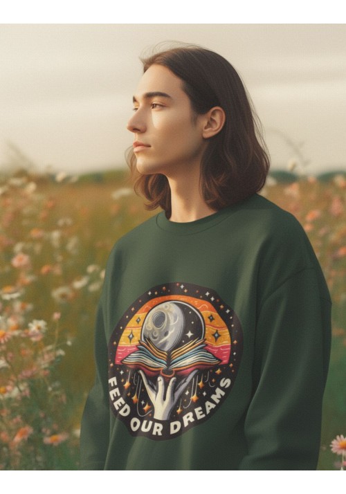 Sudadera algodón orgánico hombre Readers Club- Altar of dreams