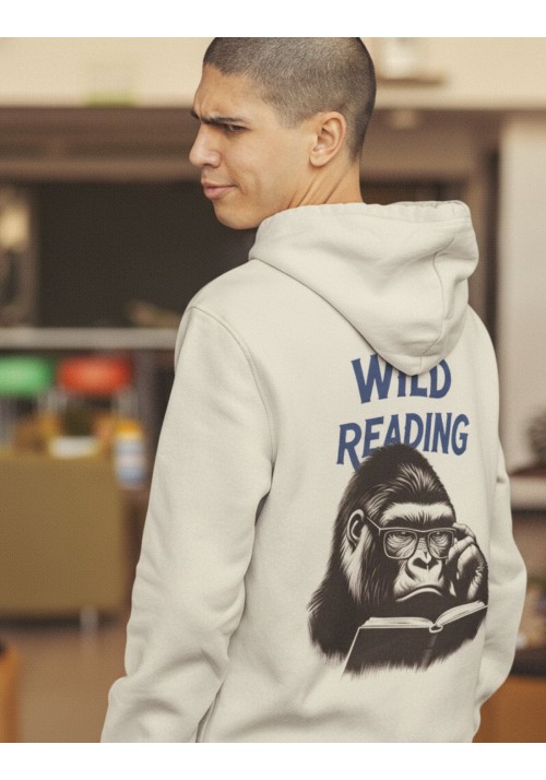 Sudadera algodón orgánica hombre Readers Club- Wild Reading