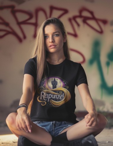 Camiseta mujer algodón orgánico Readers Club- Rapunzel