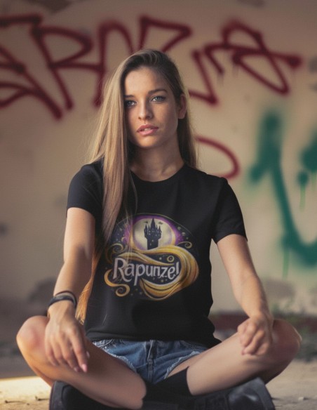 Camiseta mujer algodón orgánico Readers Club- Rapunzel