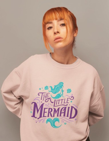 Sudadera mujer algodón orgánico Readers Club-The Little Mermaid