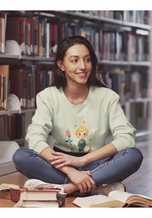 Sudadera mujer algodón orgánico Readers Club-The Little Prince