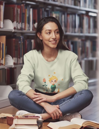 Sudadera mujer algodón orgánico Readers Club-The Little Prince