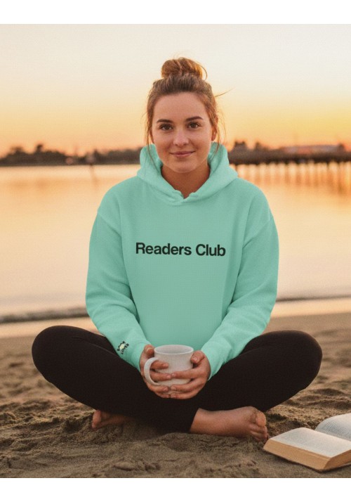 Sudadera mujer algodón orgánico Readers Club-Relax moment 2
