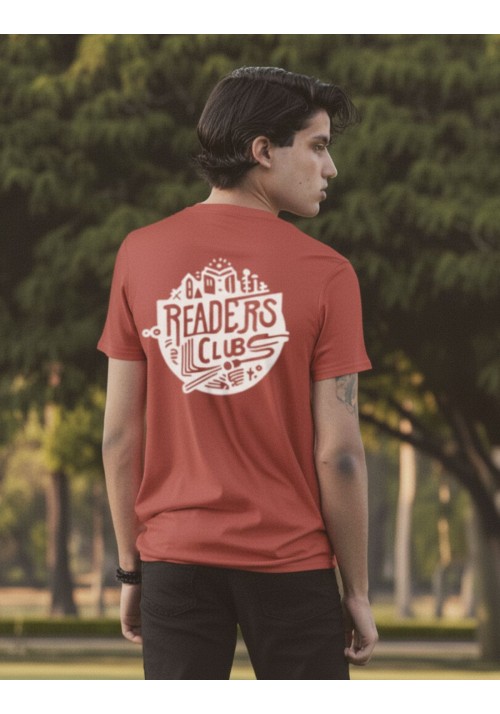 camiseta hombre algodón orgánico Readers Clun Reader in the city 2