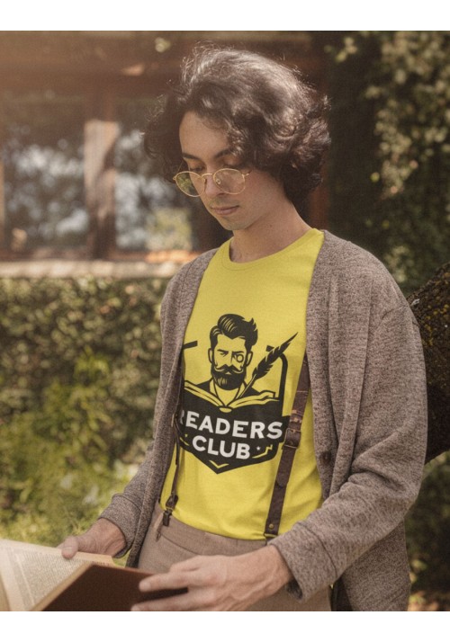 Camiseta hombre algodón orgánico Readers Club-Gentleman Reader
