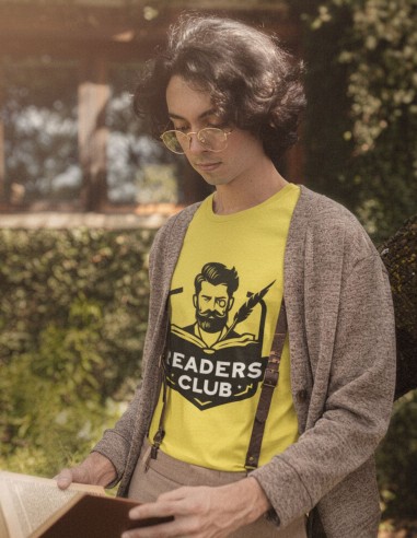 Camiseta hombre algodón orgánico Readers Club-Gentleman Reader