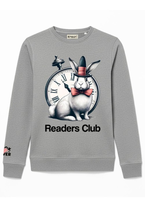 Sudadera mujer Readers Club White Rabbit Algodon ecologico 2