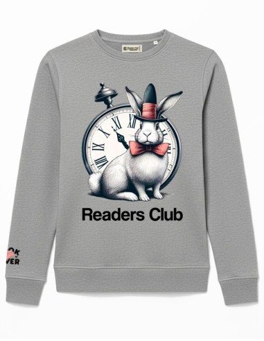 Sudadera mujer Readers Club White Rabbit Algodon ecologico