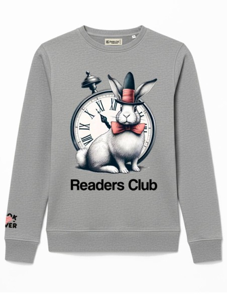 Sudadera mujer Readers Club White Rabbit Algodon ecologico