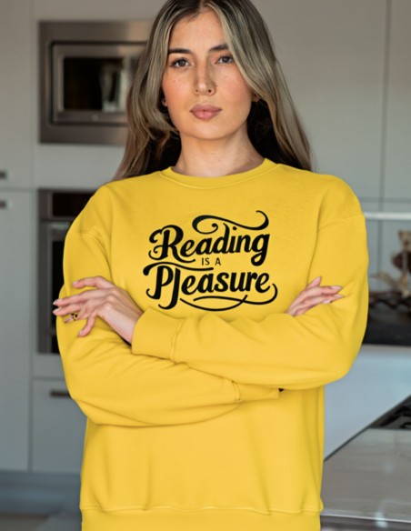 Sudadera mujer Readers Club Reading is a pleasure