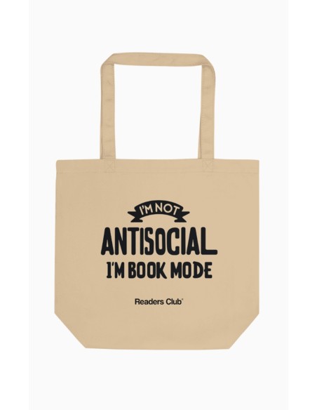 Tote Bag Im in book mode | Totebag de algodón orgánico para los amante de la literatura