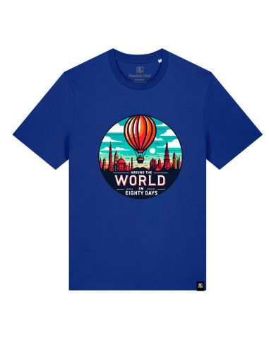 sudadera algodón orgánico hombre Readers Club Around the world in eighty days